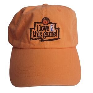 Vtg 90s NBA I Love This Game Basketball Hat  Cap Jordan Promo